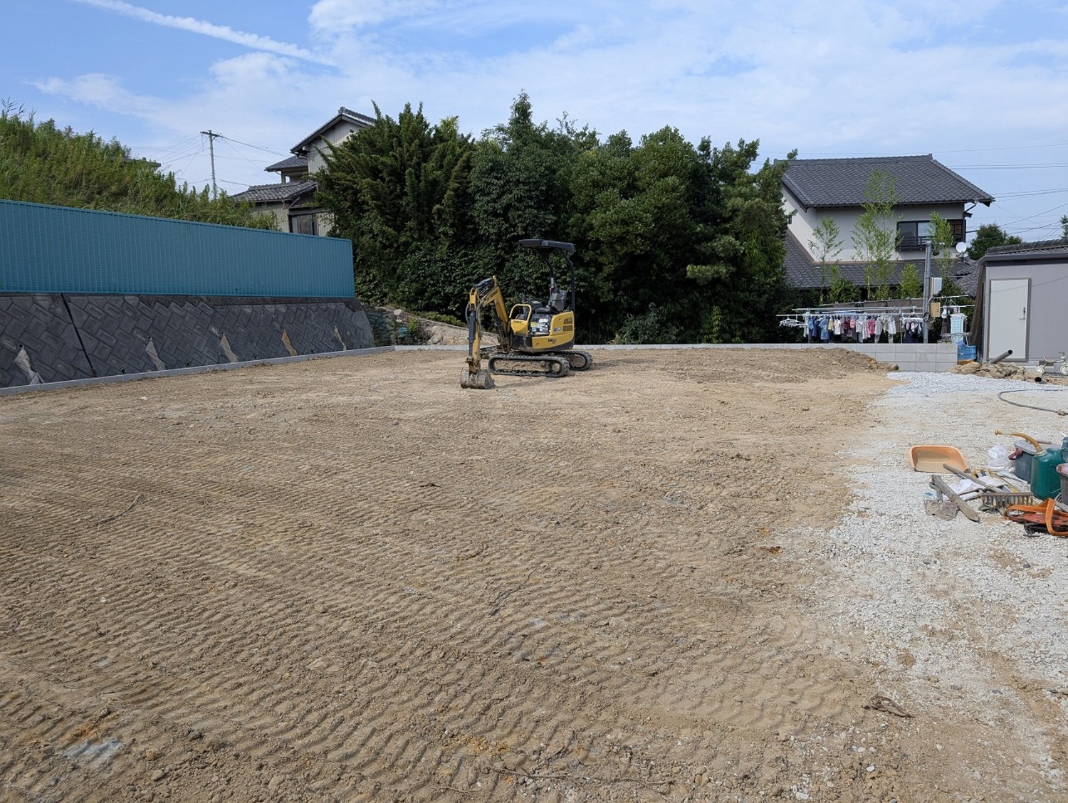 古民家　建替え　新築　解体　造成工事　三世代が住む　農家さん　知多市　岡田