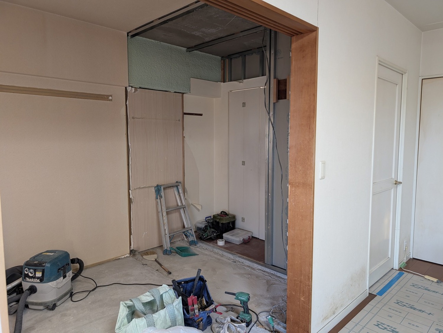 和室からウォークインクローゼットへ　マンションリフォーム　半田市