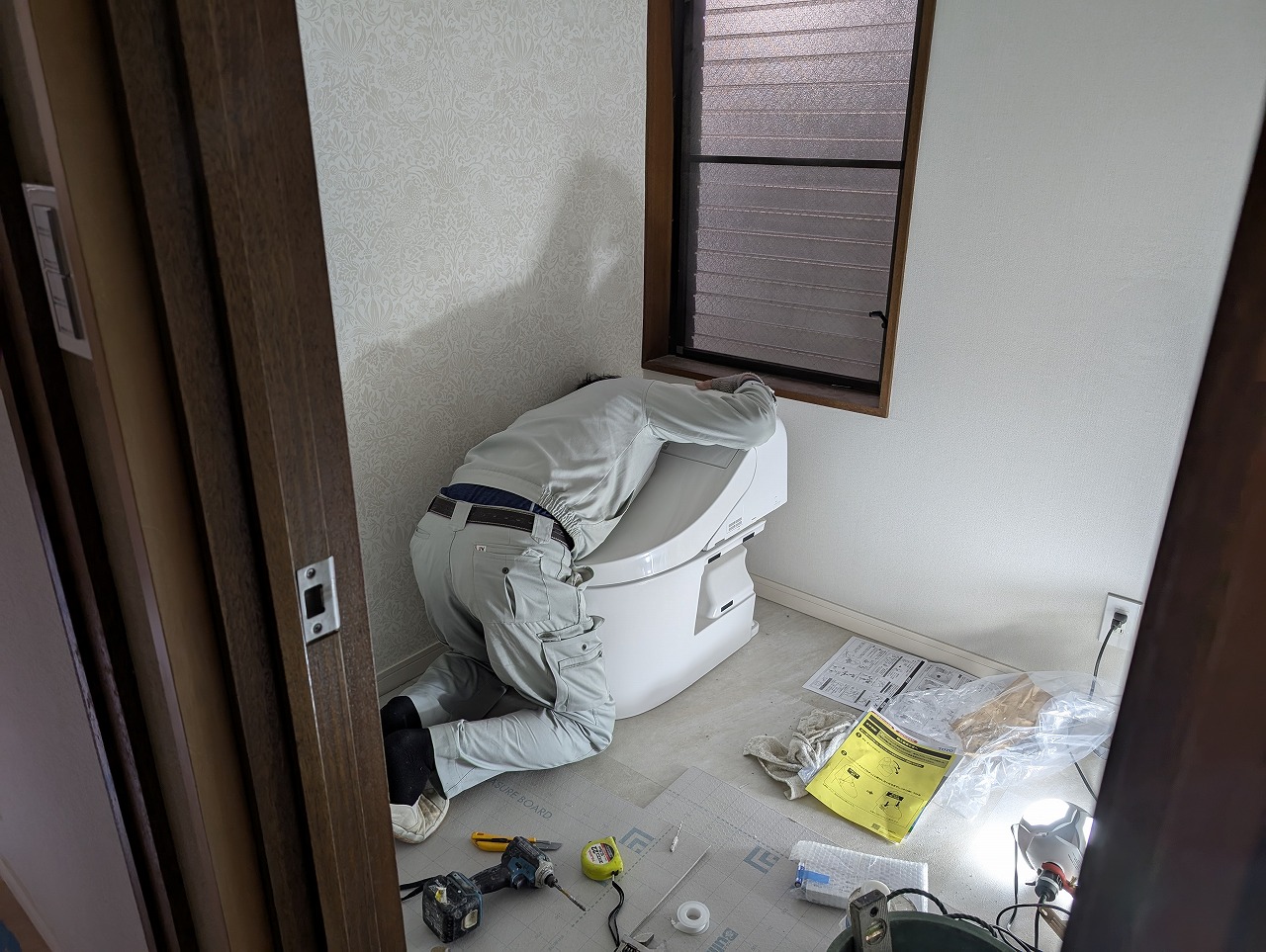 戸建てリフォーム　トイレ　付替え　大府市　カワイ建築工房