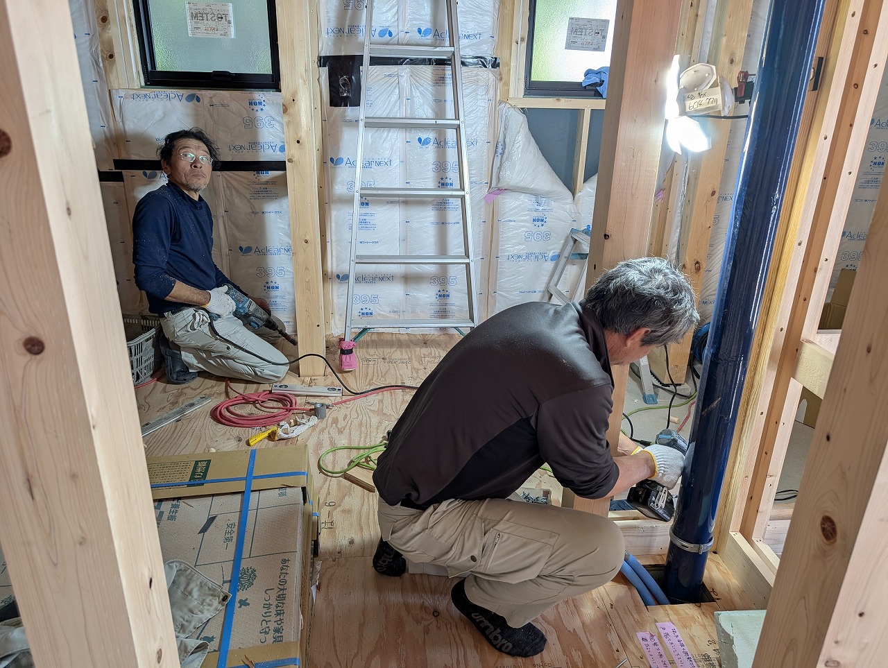 パイプシャフト　新築注文住宅　知多市　カワイ建築工房