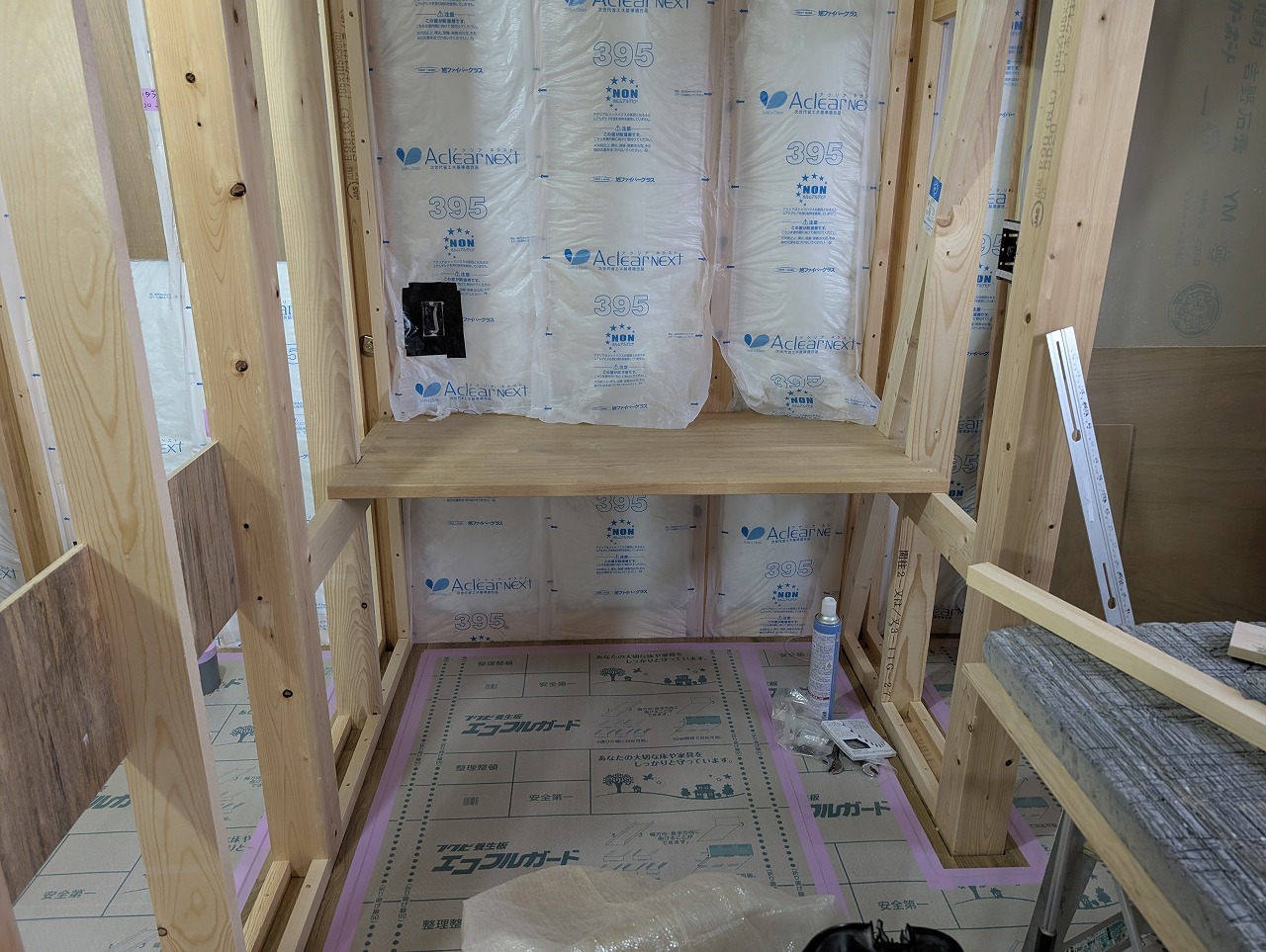 子供部屋　造り付け家具　新築注文住宅　知多市　カワイ建築工房