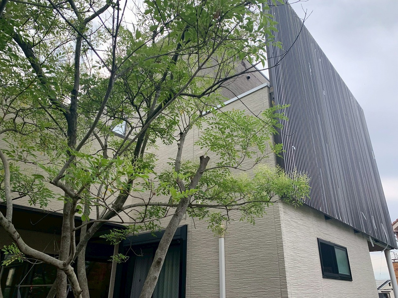 施工前　外壁塗装　知多市岡田　カワイ建築工房