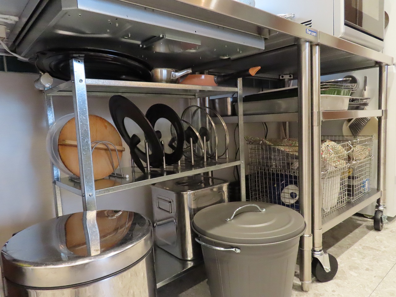 業務用キッチン下収納　リンナイ　ドロップインコンロ　リフォーム　知多市　カワイ建築工房