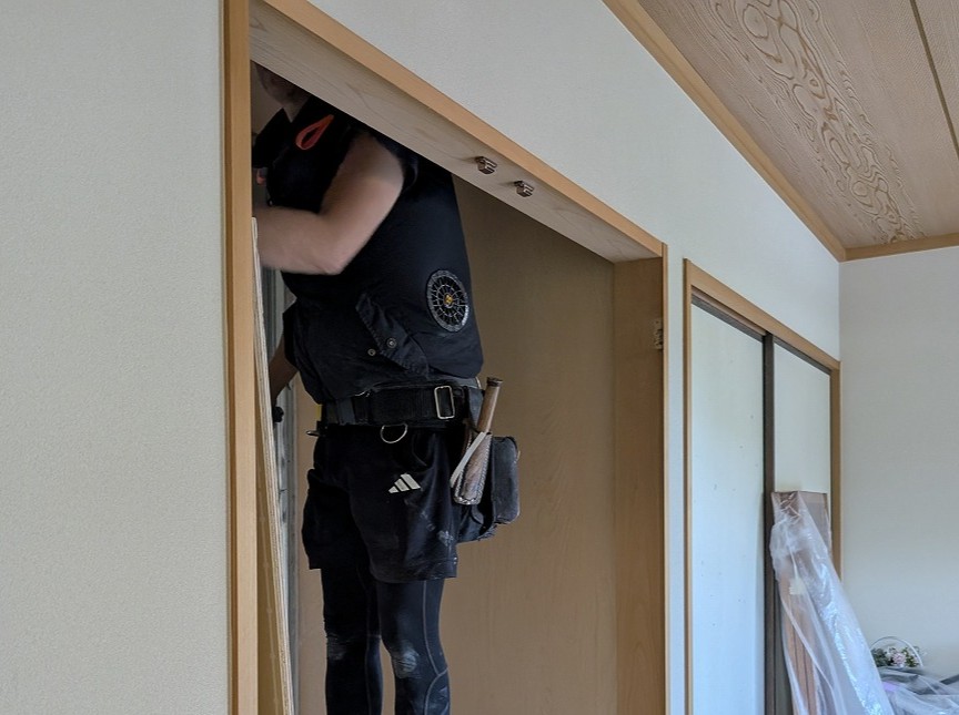 押入　リフォーム　テレビコーナー　知多市　カワイ建築工房