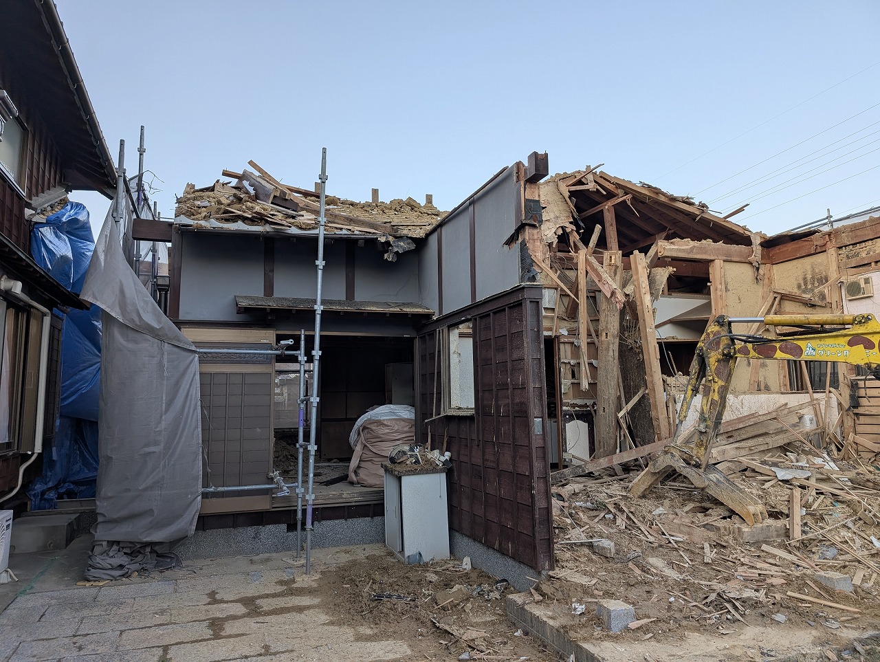 離れ　解体工事　半田市　カワイ建築工房