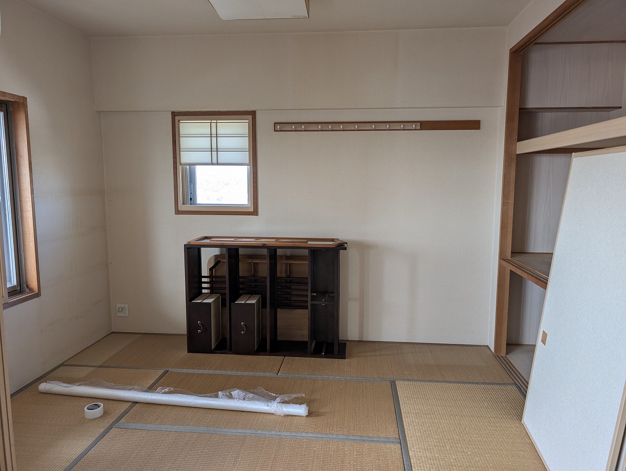 マンションリフォーム　和室からウォークインクローゼット　畳からフローリング　半田市　カワイ建築工房