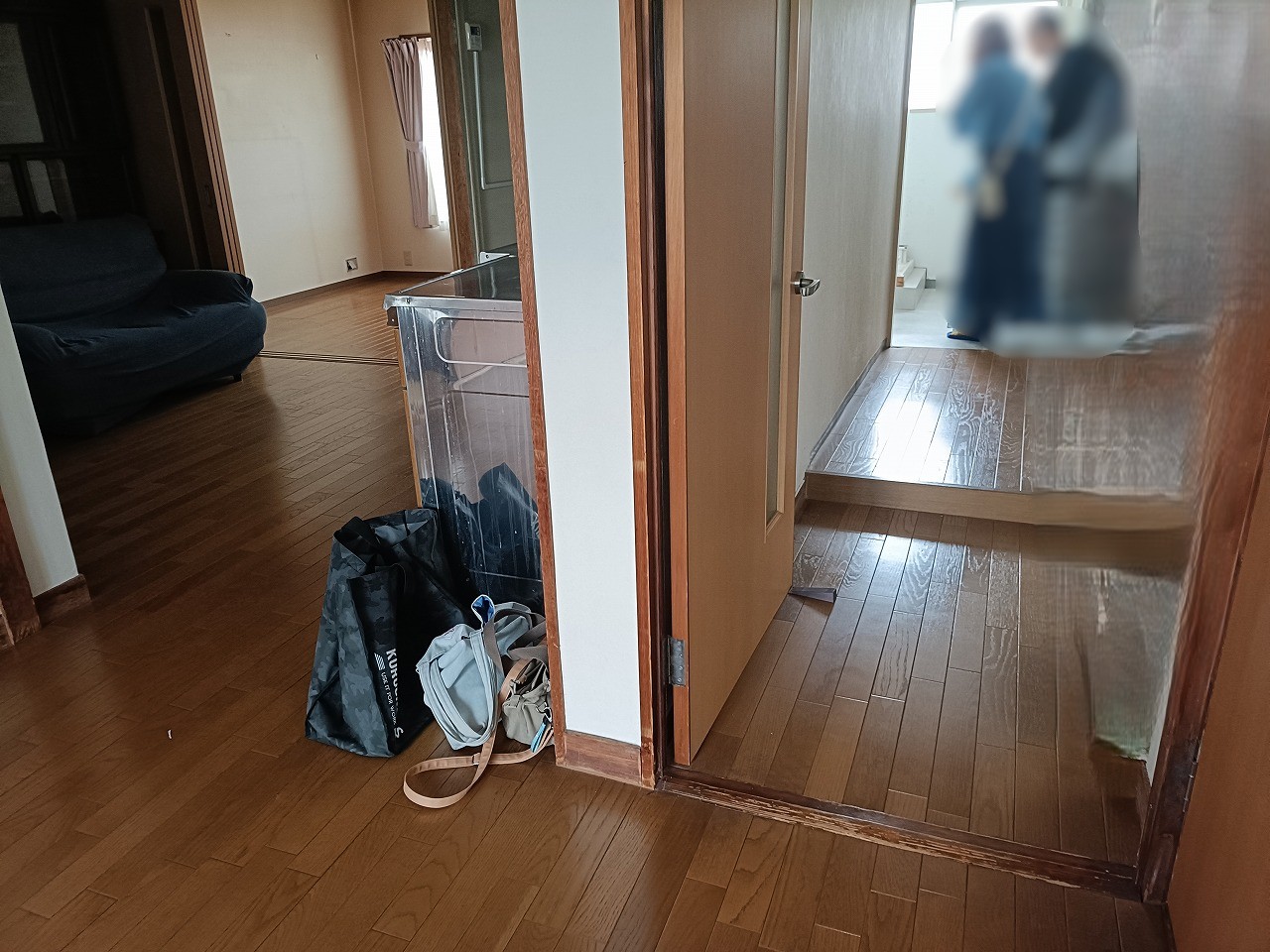 公団住宅　リノベーション　現況リビング　名古屋市　カワイ建築工房