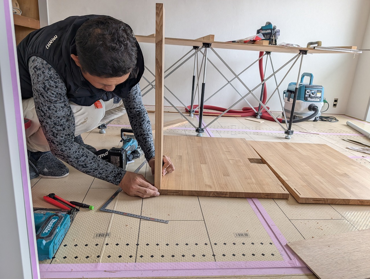 公団住宅　リノベーション　オーダーメイド家具　名古屋市　カワイ建築工房