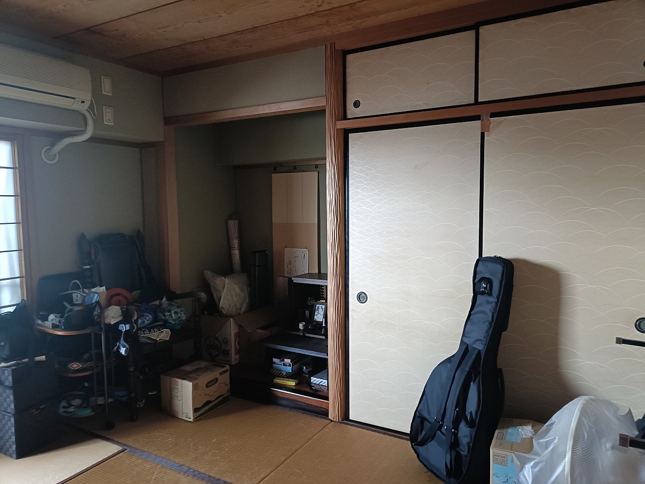 マンションリフォーム　床の間　押入　クローゼットへ　名古屋市　カワイ建築工房