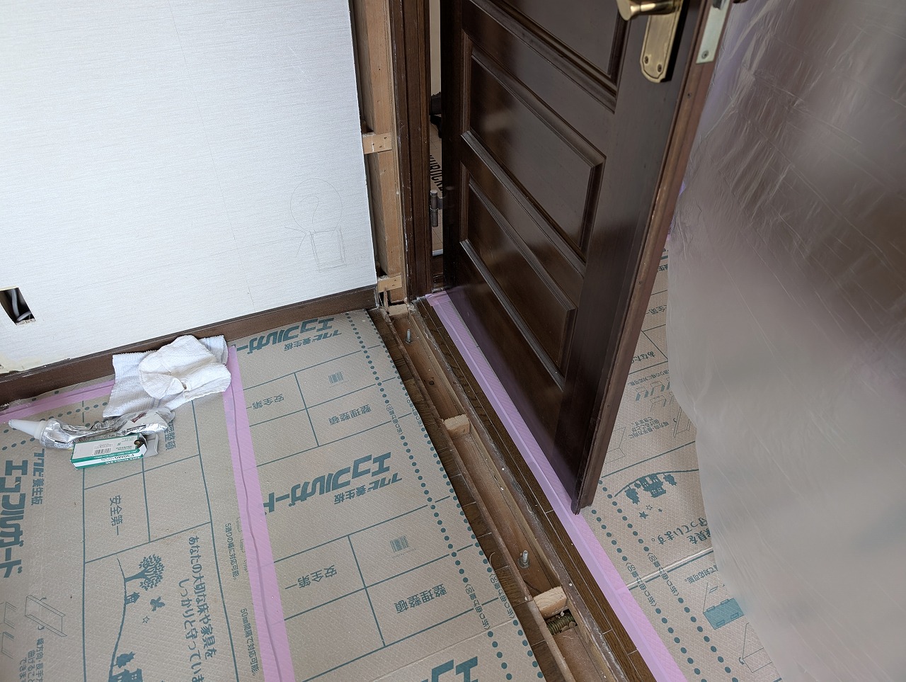 間仕切り撤去　LDK　マンションリフォーム　名古屋市　カワイ建築工房