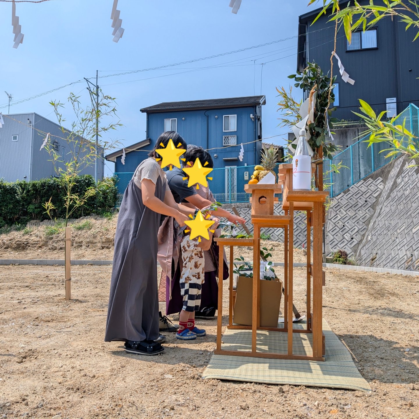 愛知県　知多市　注文住宅　新築　地鎮祭　写真４