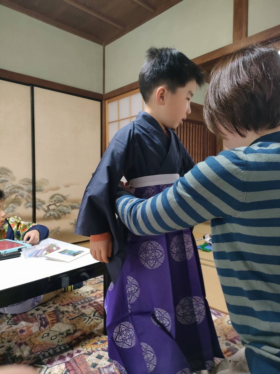 粥見神社　遷宮　稚児行列　着付け　三重県　カワイ建築工房　