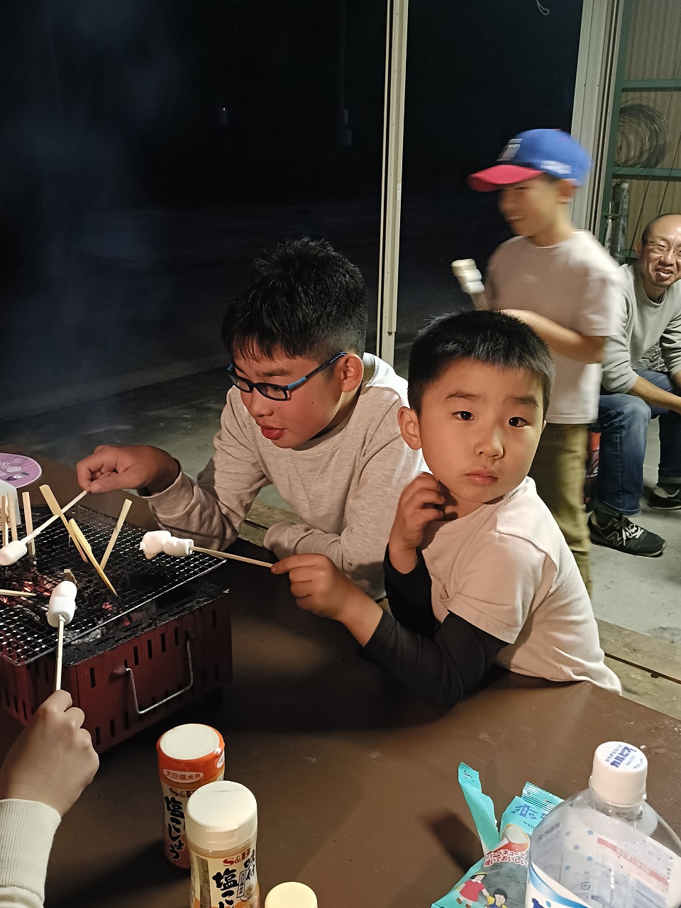 GW　実家帰省　三重県　ばあちゃん家　BBQ　〆はマシュマロ　カワイ建築工房