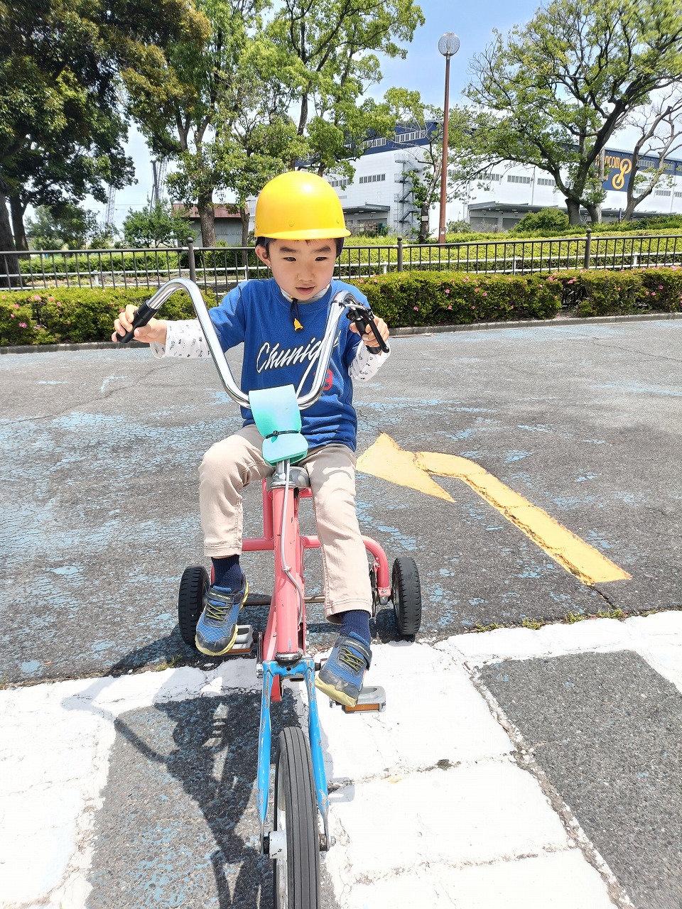 平地公園　日曜日　家族サービス　ヘンテコ自転車　知多市　カワイ建築工房