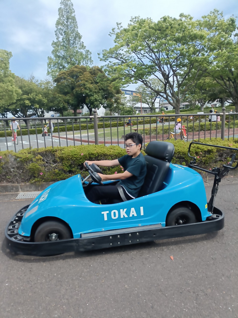 平地公園　日曜日　家族サービス　ゴーカート　知多市　カワイ建築工房