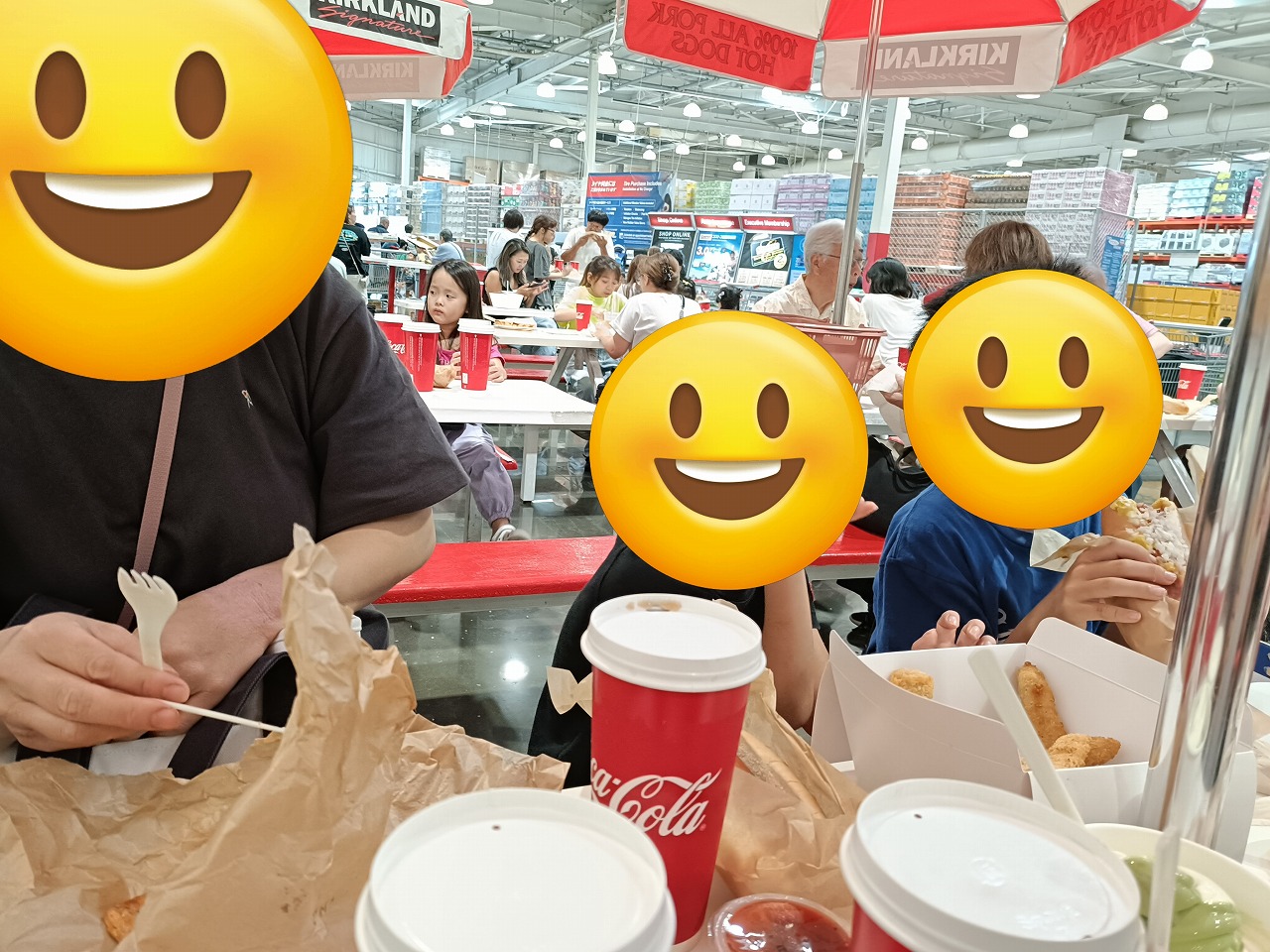 初めてのコストコ　フードコートでホッとドック